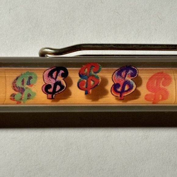 Andy Warhol 15 Minutes Eternal Floaty Pen Mori Art Museum Japan Dollar Signs - Picture 1 of 9